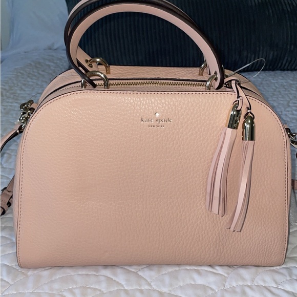 Kate Spade Bayley Blush Satchel with Tassels - Picture 1 of 4